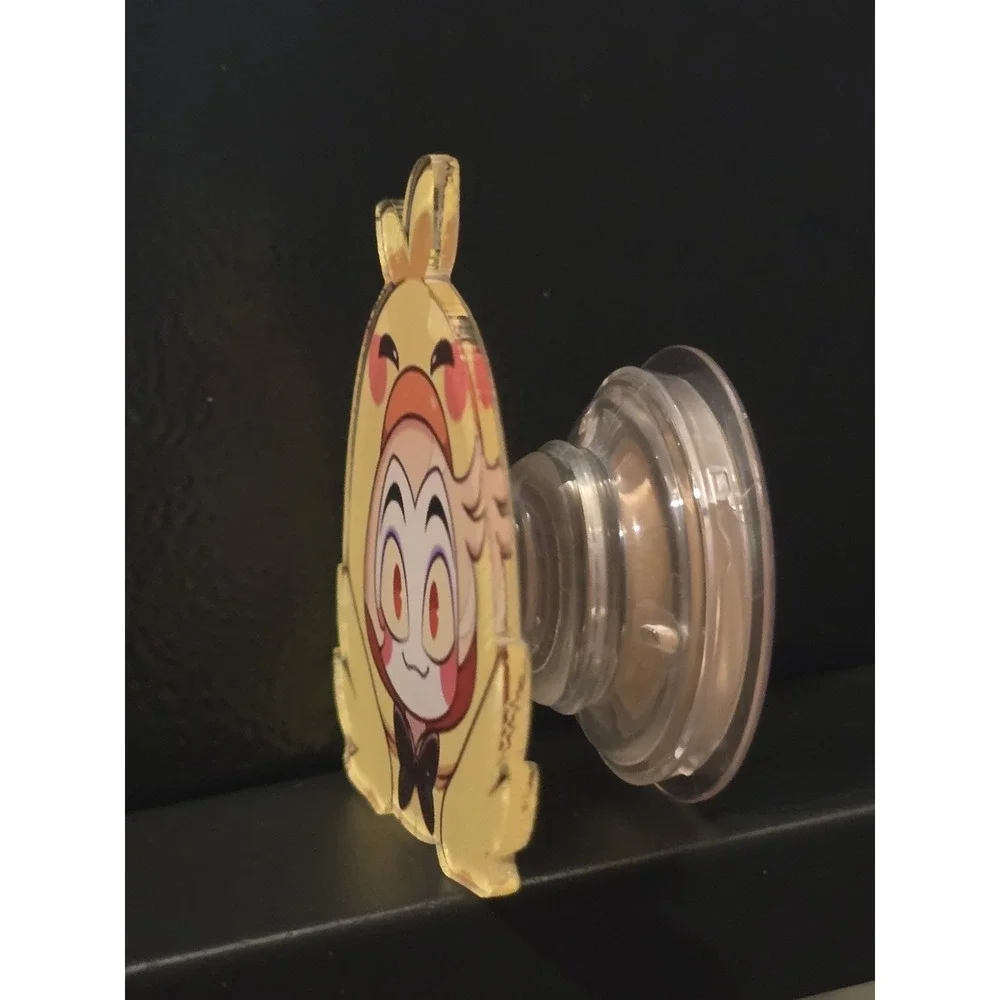 Hazbin Hotel Lucifer Phone Support Stand Phone Pop Holder Adhesive Grip